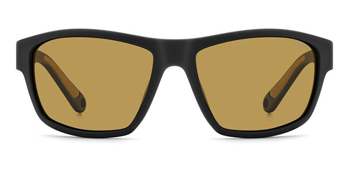 Polaroid PLD 7037/S Polarized PGC/MU, Black frame, Yellow lenses
