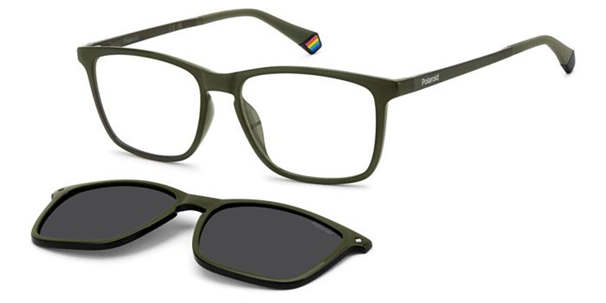 Polaroid PLD 6139/CS with Clip-on BHP/M9, Green frame