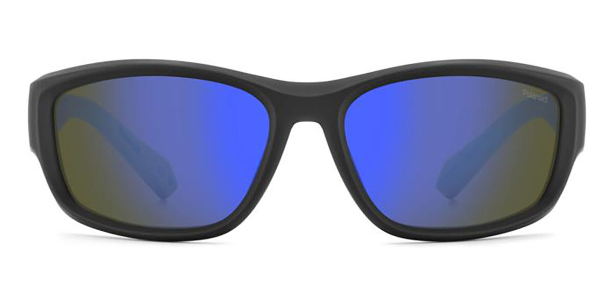 Polaroid PLD 2166/ATP/S Polarized 71C/5X, Black frame, Blue Mirror lenses