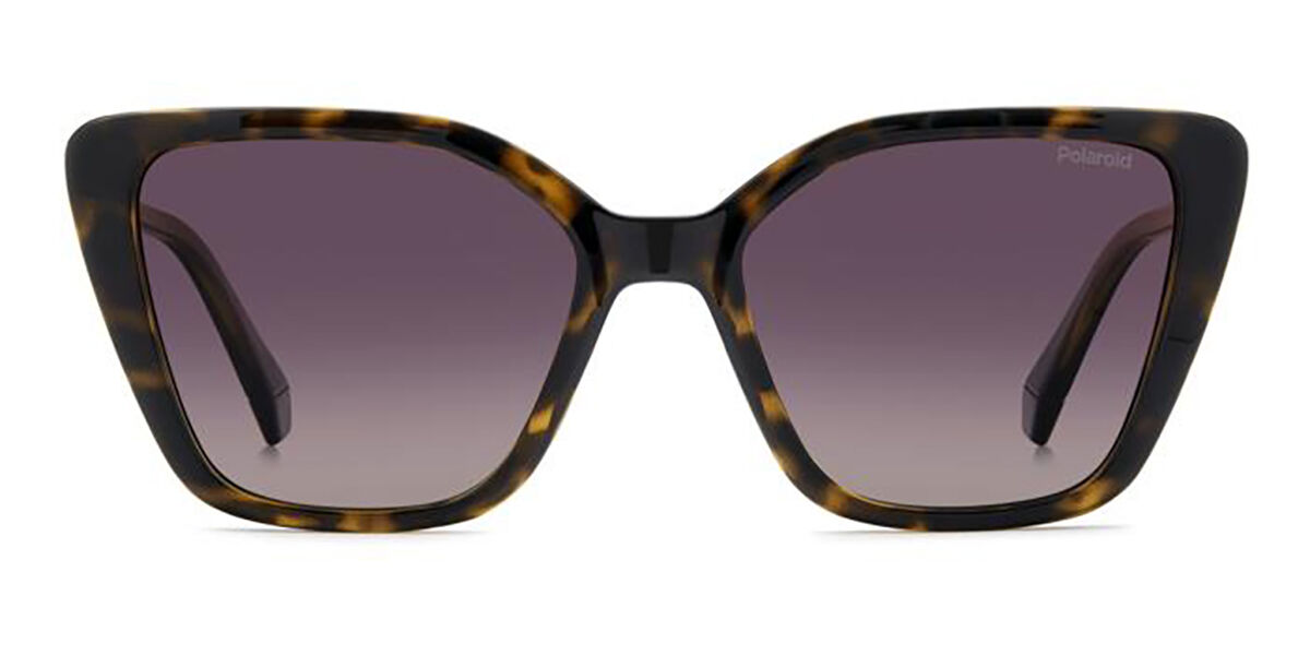 Polaroid PLD 4189/S Polarized 086/JR, Tortoiseshell frame, Gradient Burgundy lenses