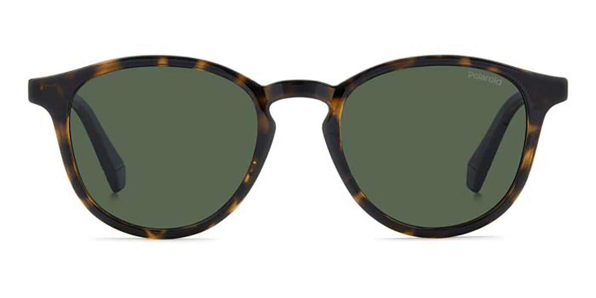 Polaroid PLD 4191/S Polarized 086/UC, Tortoiseshell frame, Green lenses