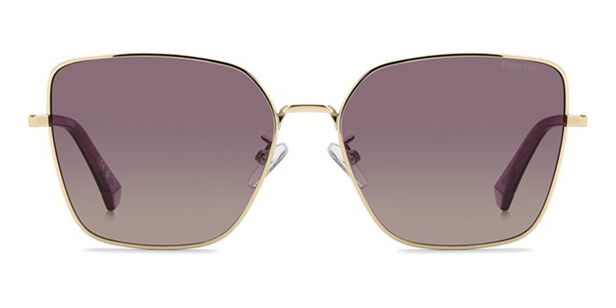 Polaroid PLD 4193/G/S/X Polarized J5G/JR, Gold frame, Gradient Burgundy lenses