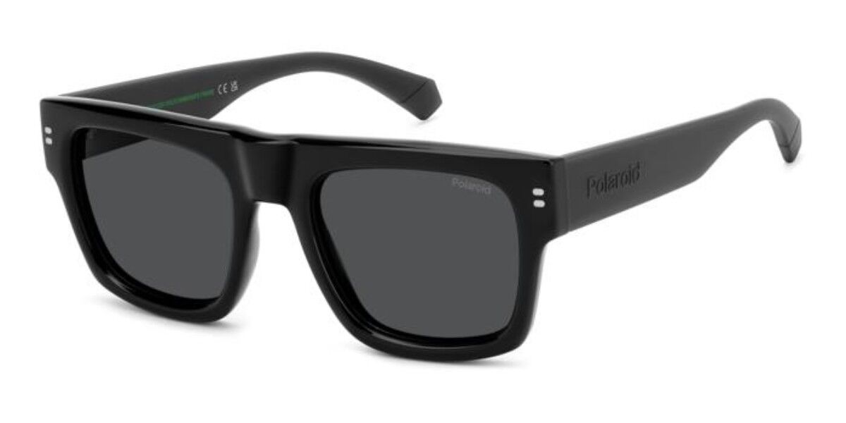 Polaroid PLD 6241/S/X Polarized 807/M9, Black frame, Solid Grey lenses