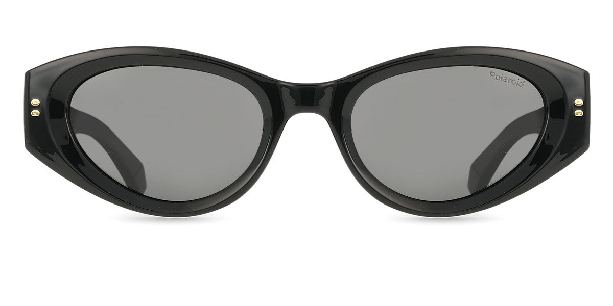 Polaroid PLD 6243/S/X Polarized 807/M9, Black frame, Solid Grey lenses