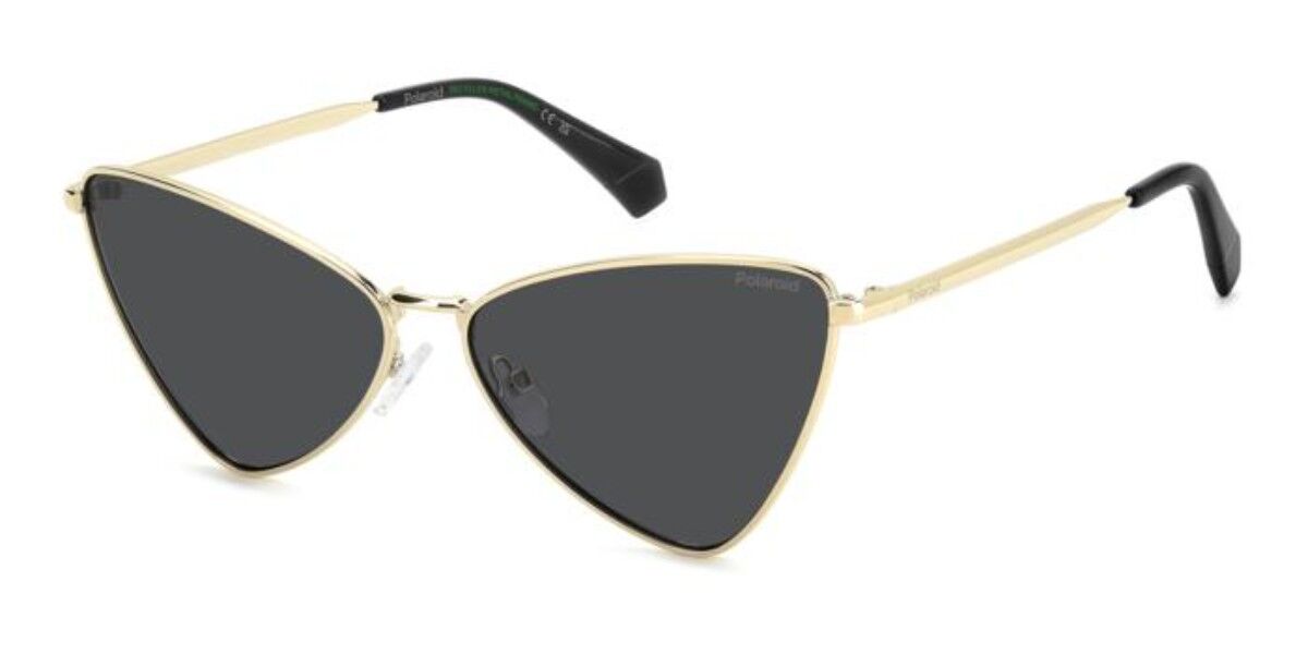 Polaroid PLD 6244/S/X Polarized 2F7/M9, Gold frame, Solid Grey lenses