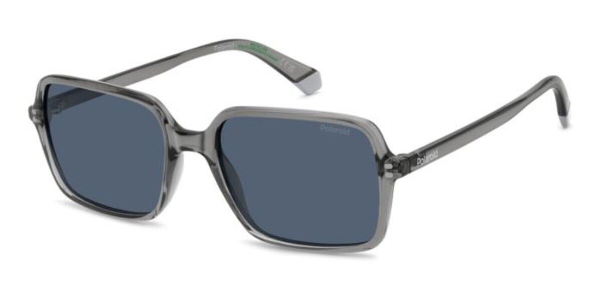 Polaroid PLD 6247/S Polarized KB7/C3, Grey frame, Solid Blue lenses