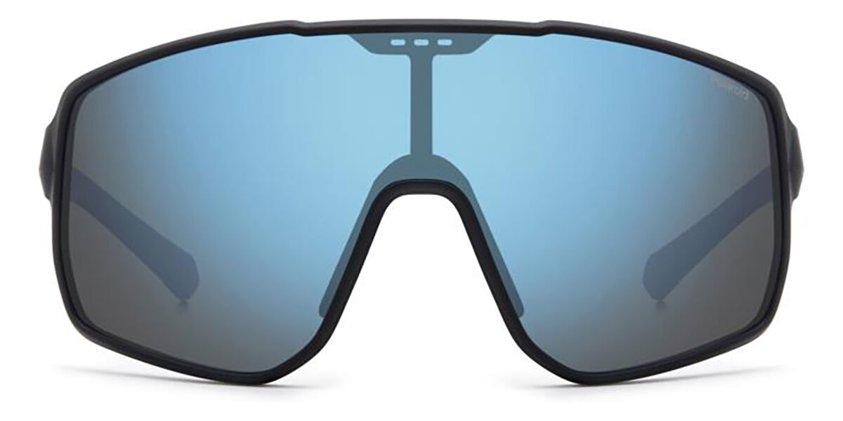Polaroid PLD 7060/S Polarized 003/5X, Black frame, Blue Mirror lenses