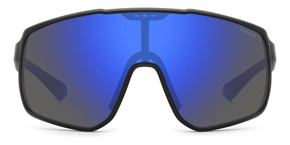 Polaroid PLD 8070/S Kids Polarized 003/5X, Black Eco-Friendly frame, Blue Mirror lenses