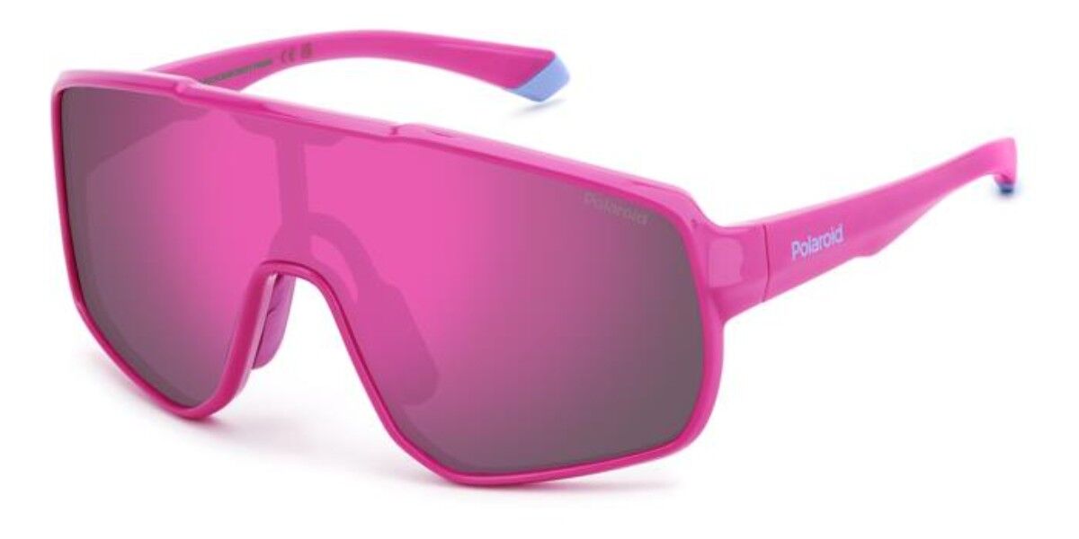 Polaroid PLD 8070/S Kids Polarized 35J/AI, Pink frame, Grey Pink Mirror lenses