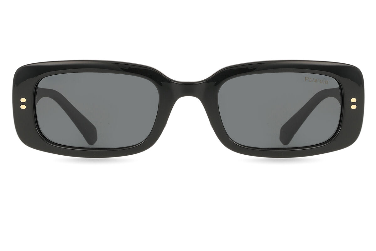 Polaroid PLD 8071/S Kids Polarized 807/M9, Black frame, Grey lenses