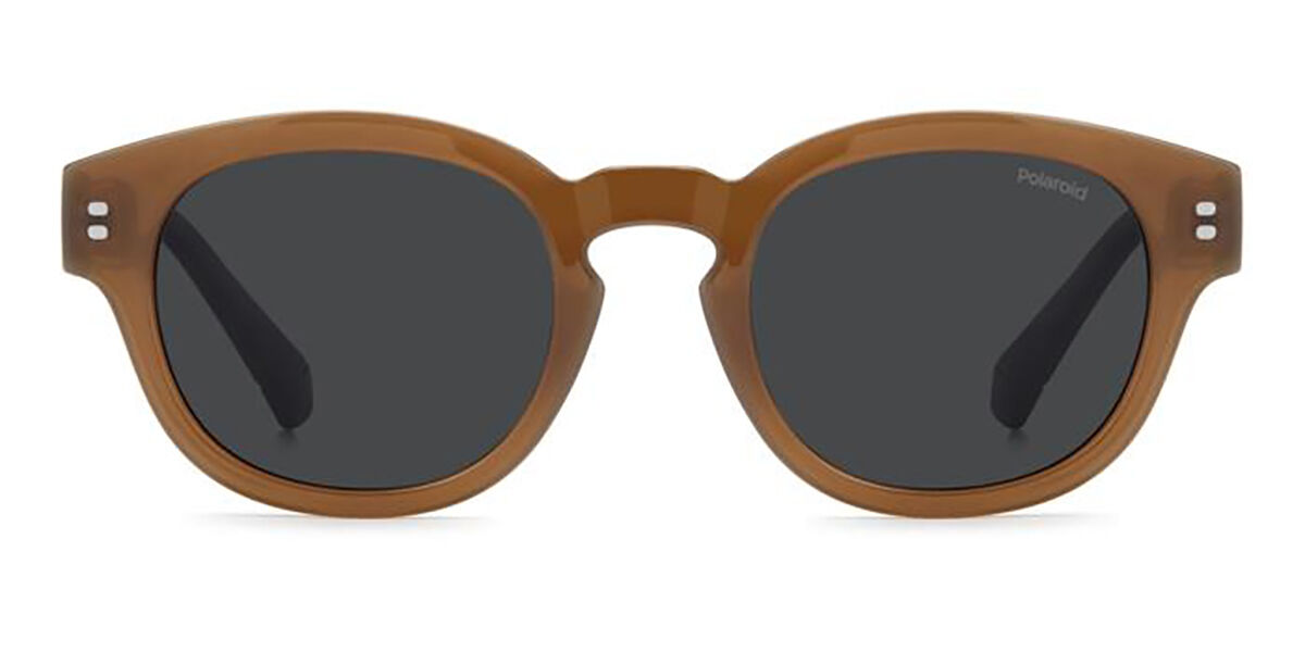 Polaroid PLD 8072/S Kids Polarized 09Q/M9, Brown frame, Grey lenses