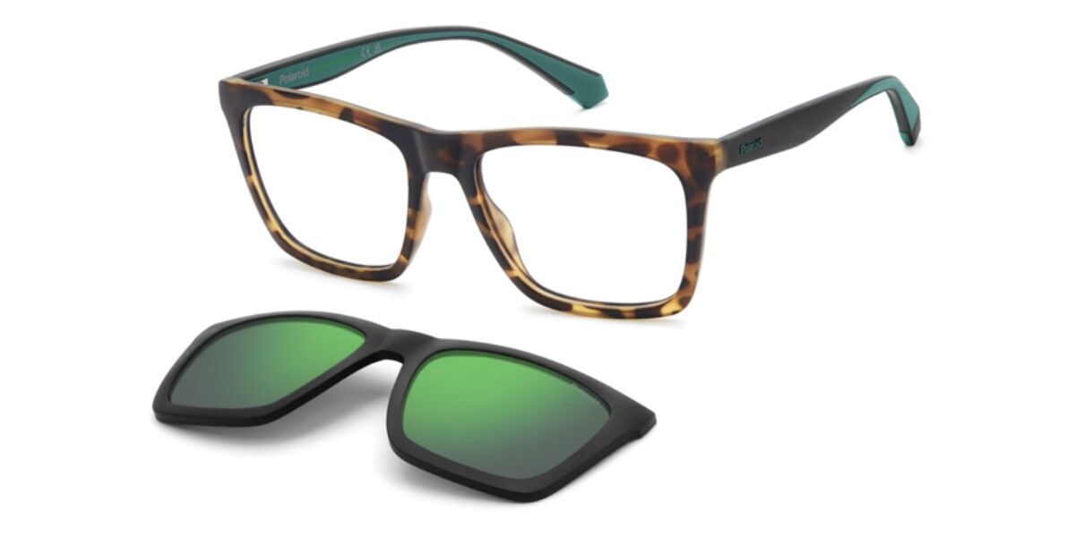 Polaroid PLD D591/C with Clip-on DNG/5Z, Tortoiseshell frame