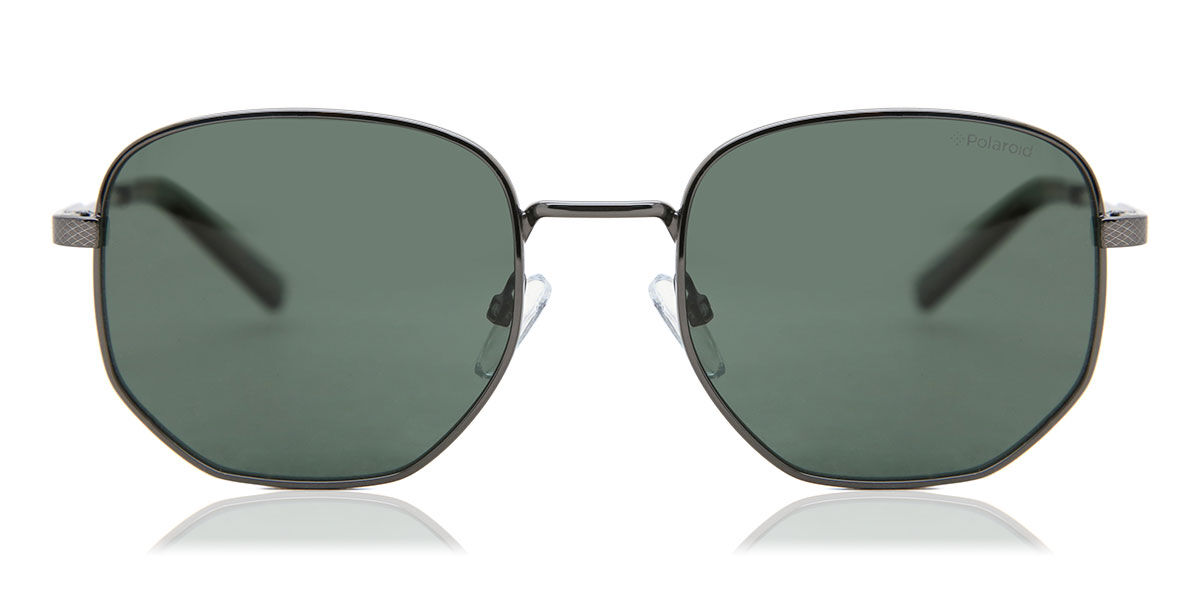 Polaroid PLD 2081/S/X Polarized KJ1/UC, Grey frame, Green lenses
