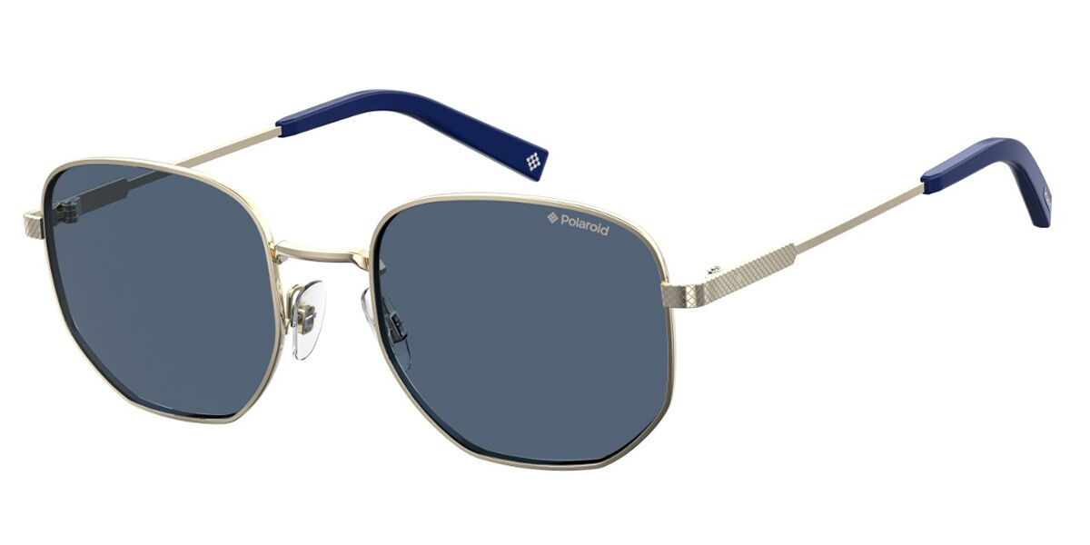 Polaroid PLD 2081/S/X Polarized 3YG/C3, Gold frame, Grey lenses