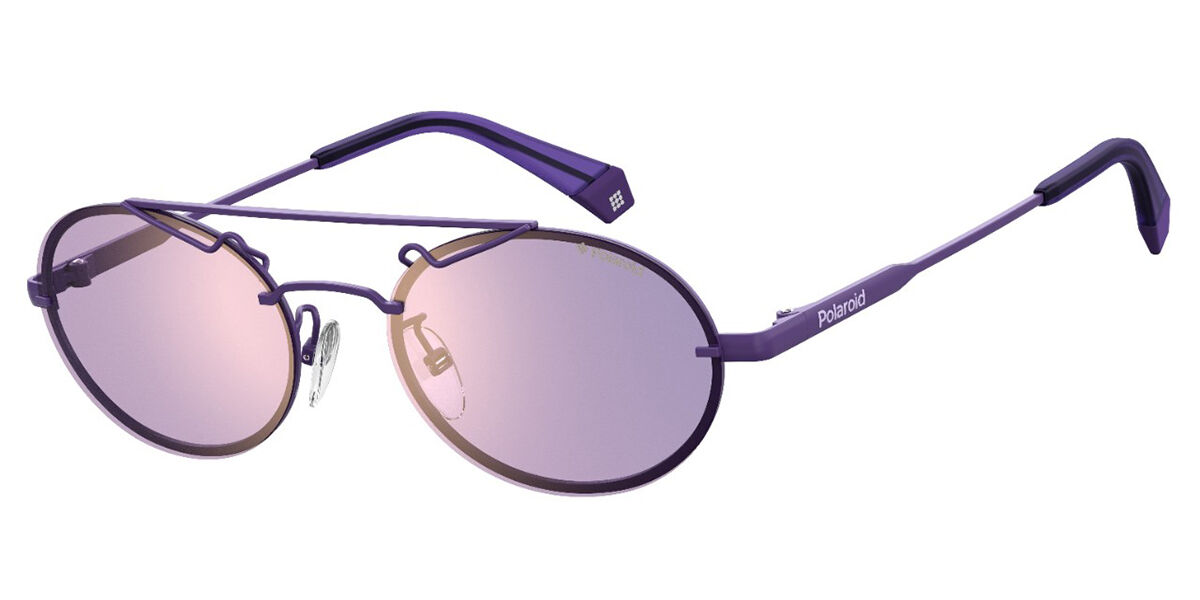 Polaroid PLD 6094/S Polarized B3V/A2, Purple frame, Purple Mirror lenses
