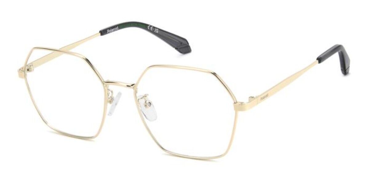 Polaroid PLD D612/G Asian Fit J5G, Gold frame