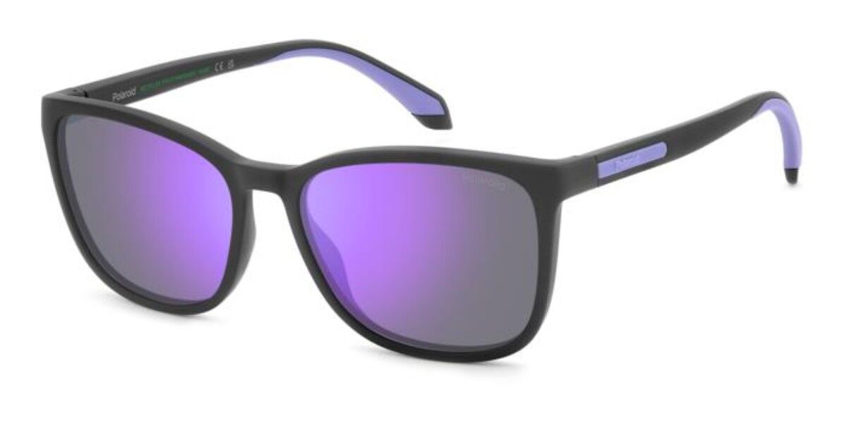 Polaroid PLD 2169/S/X Polarized 003/MF, Black frame, Purple Mirror lenses
