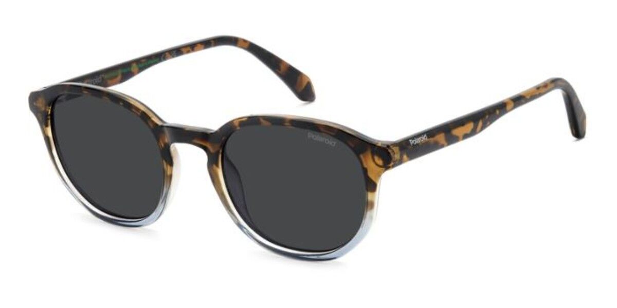 Polaroid PLD 4195/S Polarized IPR/M9, Blue frame, Solid Grey lenses