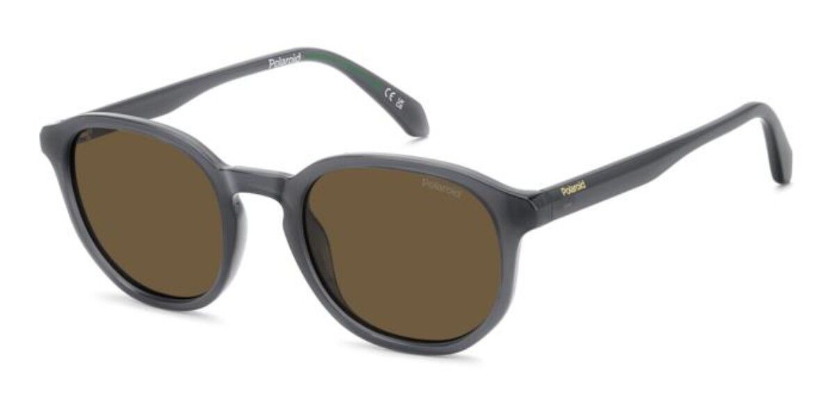 Polaroid PLD 4195/S Polarized KB7/SP, Grey frame, Solid Bronze Brown lenses