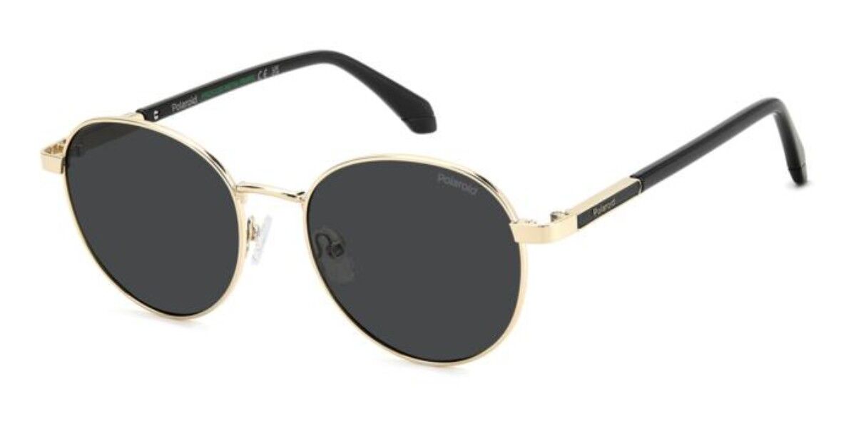 Polaroid PLD 4197/S/X Polarized 2F7/M9, Gold frame, Solid Grey lenses