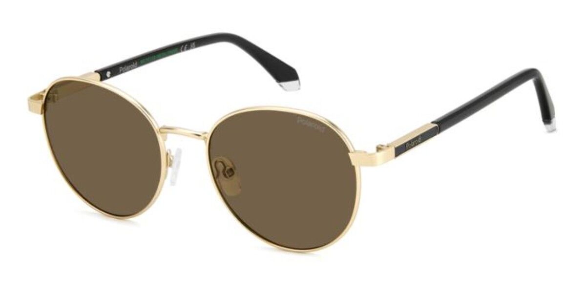 Polaroid PLD 4197/S/X Polarized AOZ/SP, Gold frame, Solid Bronze Brown lenses