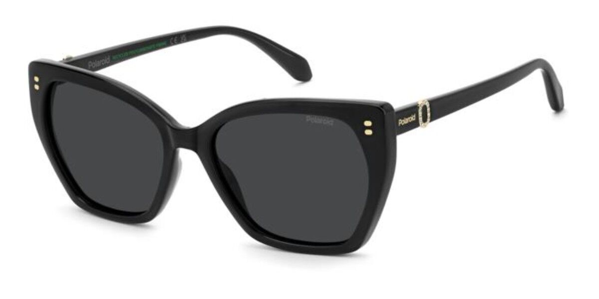 Polaroid PLD 4198/S/X Polarized 807/M9, Black frame, Solid Grey lenses