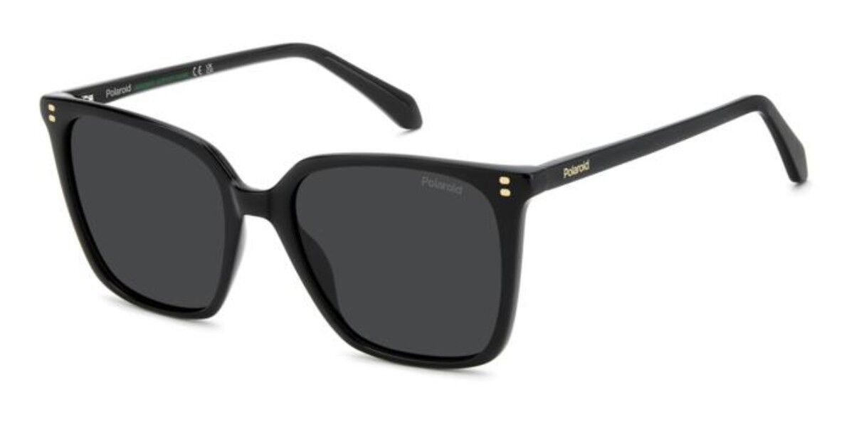 Polaroid PLD 4201/S/X Polarized 807/M9, Black frame, Solid Grey lenses