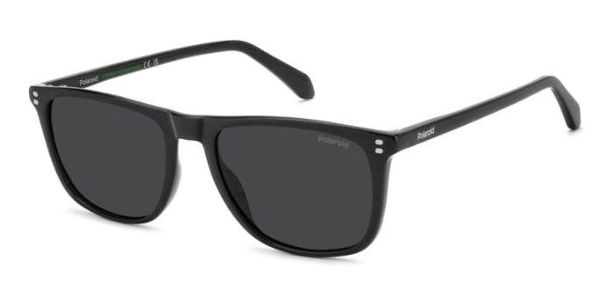 Polaroid PLD 4202/S/X Polarized 807/M9, Black frame, Solid Grey lenses