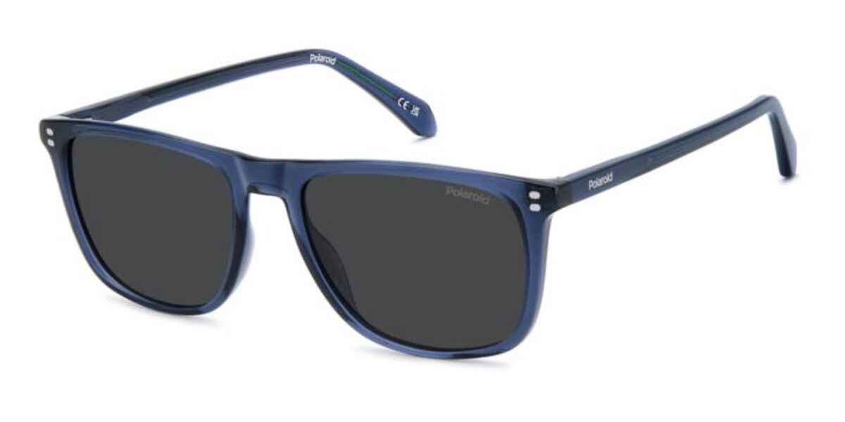 Polaroid PLD 4202/S/X Polarized PJP/M9, Blue frame, Solid Grey lenses