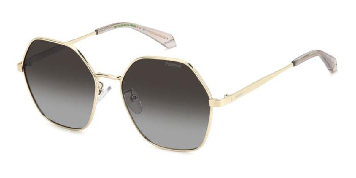 Polaroid PLD 4205/G/S/X Asian Fit Polarized 01Q/LA, Gold frame, Gradient Brown lenses