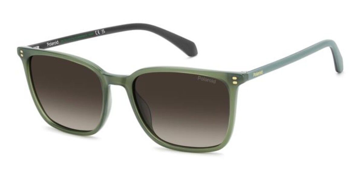 Polaroid PLD 4207/S/X Polarized 1ED/LA, Green frame, Gradient Brown lenses