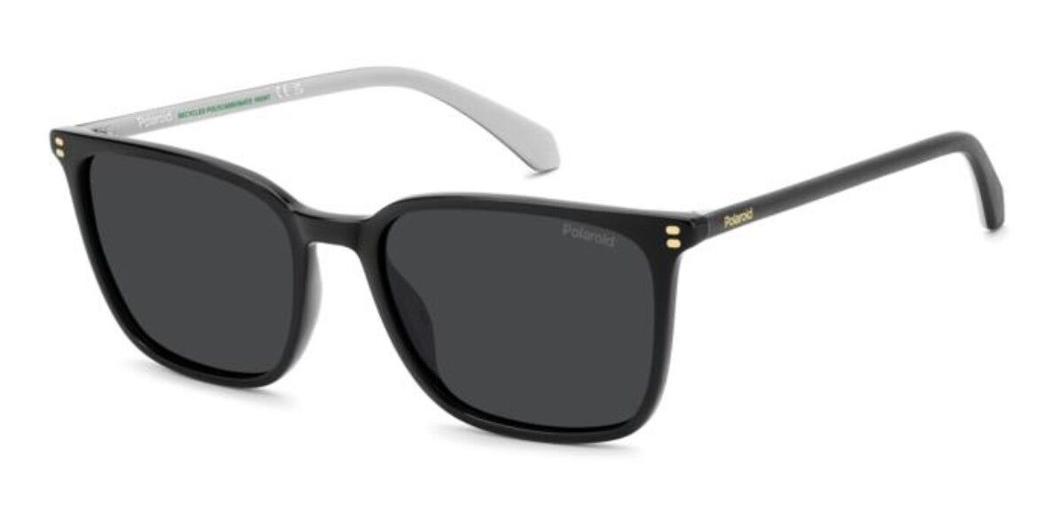 Polaroid PLD 4207/S/X Polarized 807/M9, Black frame, Solid Grey lenses