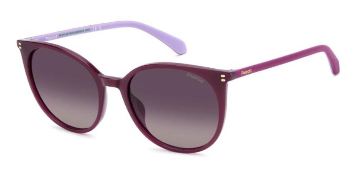 Polaroid PLD 4208/S/X Polarized 0T7/JR, Purple frame, Gradient Burgundy lenses