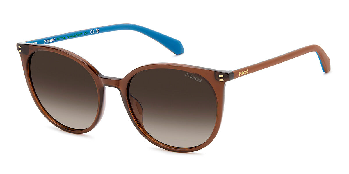 Polaroid PLD 4208/S/X Polarized 09Q/LA, Brown frame, Gradient Brown lenses