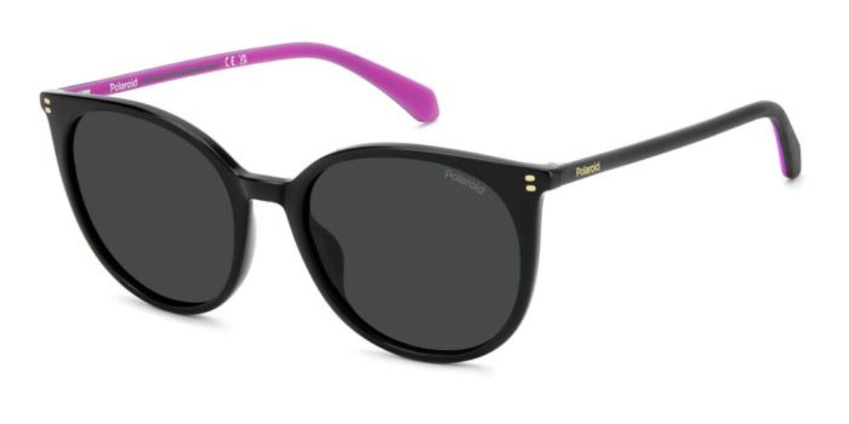 Polaroid PLD 4208/S/X Polarized 807/M9, Black frame, Solid Grey lenses