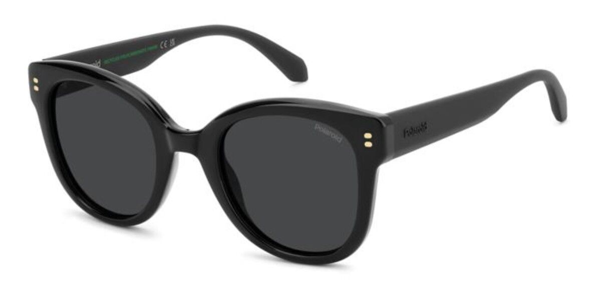 Polaroid PLD 6248/S/X Polarized 807/M9, Black frame, Solid Grey lenses