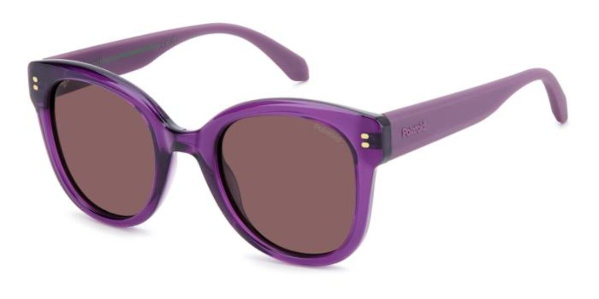 Polaroid PLD 6248/S/X Polarized B3V/KL, Purple frame, Solid Purple lenses