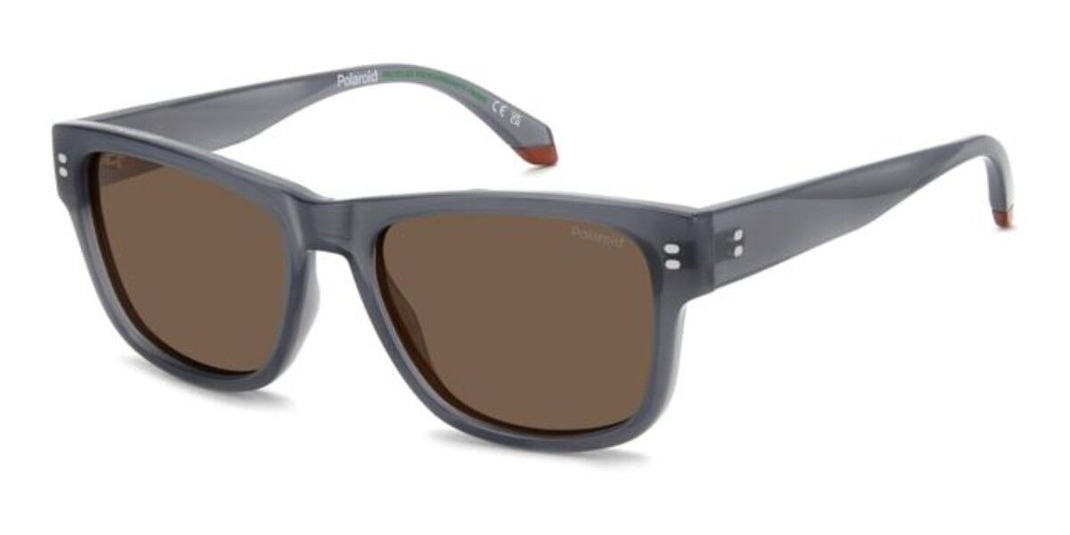 Polaroid PLD 6252/S/X Polarized XW0/SP, Grey frame, Solid Bronze Brown lenses