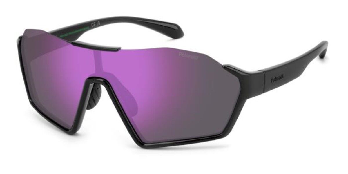 Polaroid PLD 7062/S Polarized 807/AI, Black frame, Grey Pink Mirror lenses