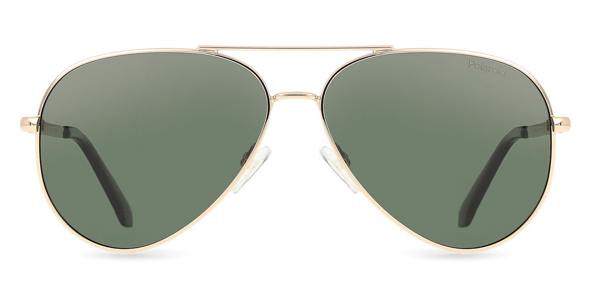 Polaroid PLD 8073/S Kids Polarized PEF/UC, Gold frame, Solid Green lenses