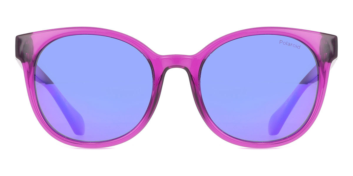 Polaroid PLD 8076/S Kids Polarized MU1/MF, Purple frame, Purple Mirror lenses