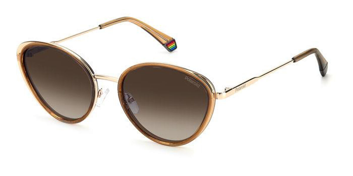 Polaroid PLD 6145/S Polarized 10A/LA, Brown frame, Gradient Brown lenses