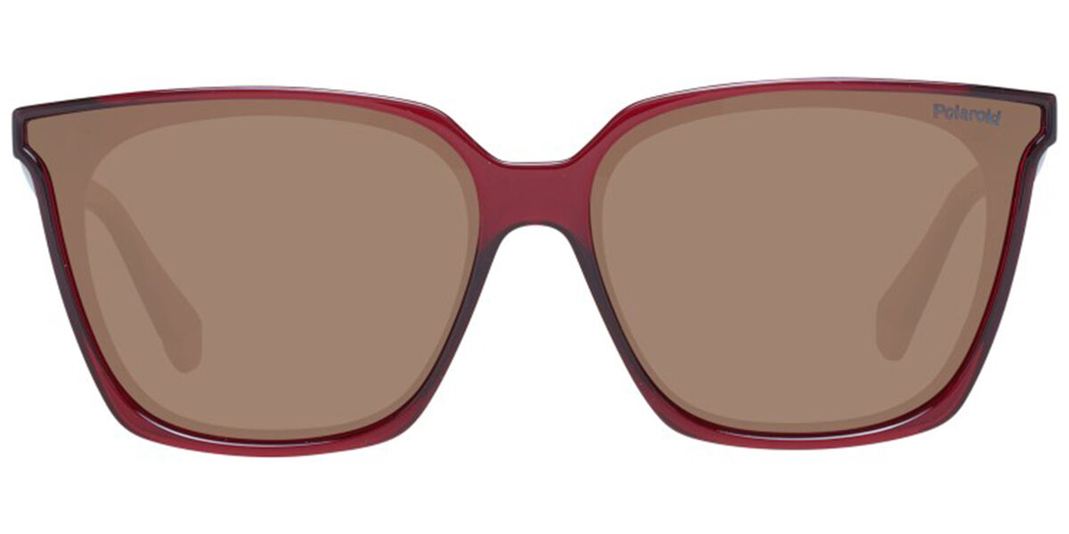 Polaroid PLD 6160/S C9A/SP, Red frame, Brown lenses