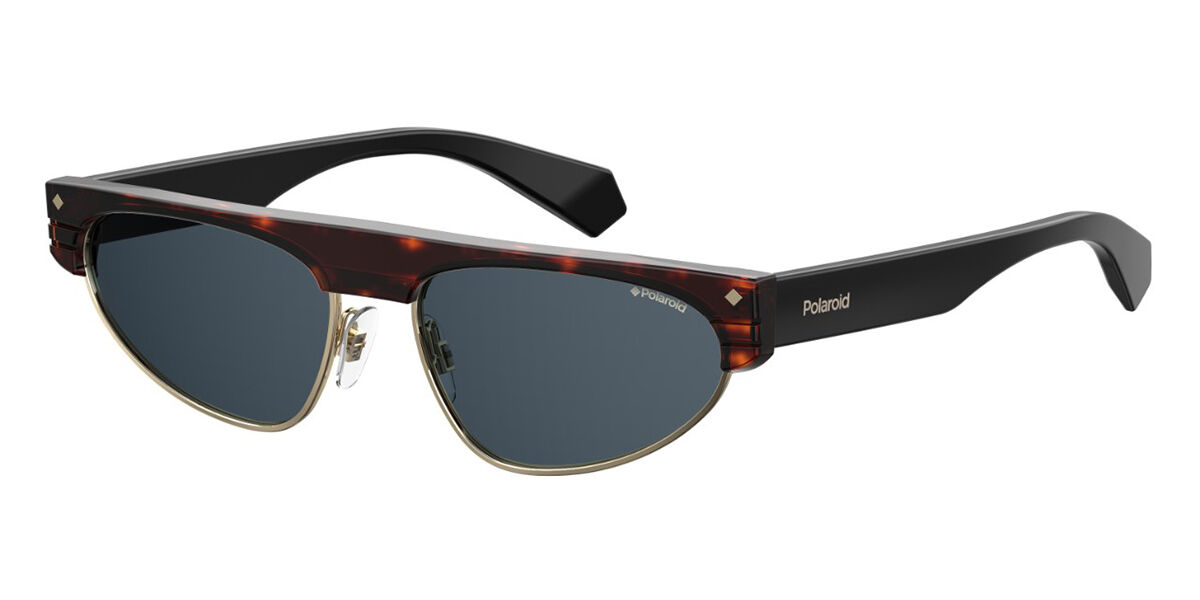 Polaroid PLD 6088/S/X Polarized 086/C3, Tortoiseshell frame, Grey lenses