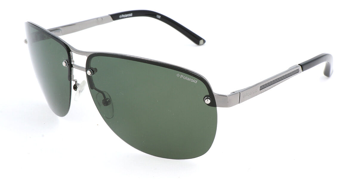 Polaroid A4306 BC5, Silver frame, Green lenses