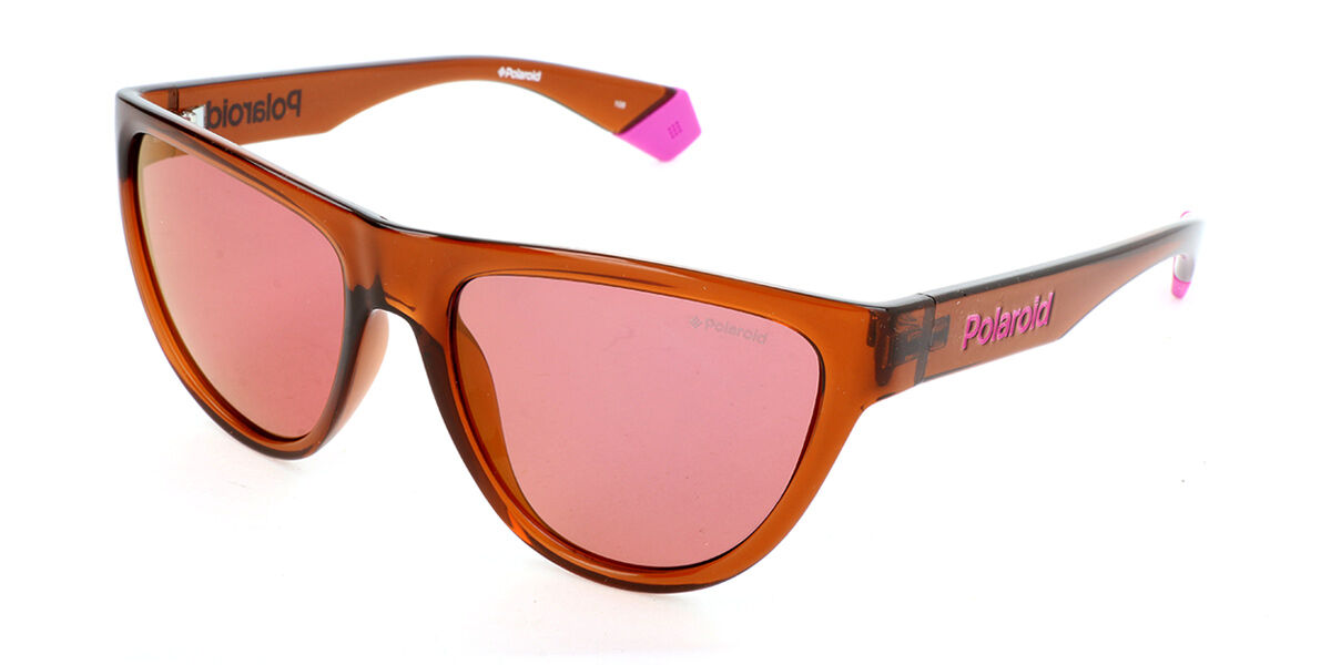 Polaroid PLD 6075/S 09Q, Brown frame, Red lenses