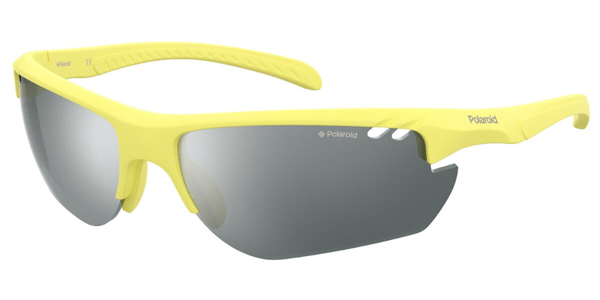 Polaroid PLD 7026/S 2V7/EX, Yellow frame, Grey Flash Mirror lenses