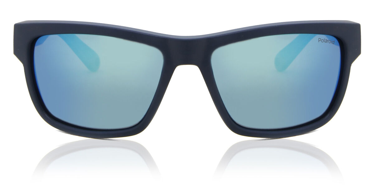 Polaroid PLD 7031/S Polarized PJP/5X, Blue frame, Blue Mirror lenses