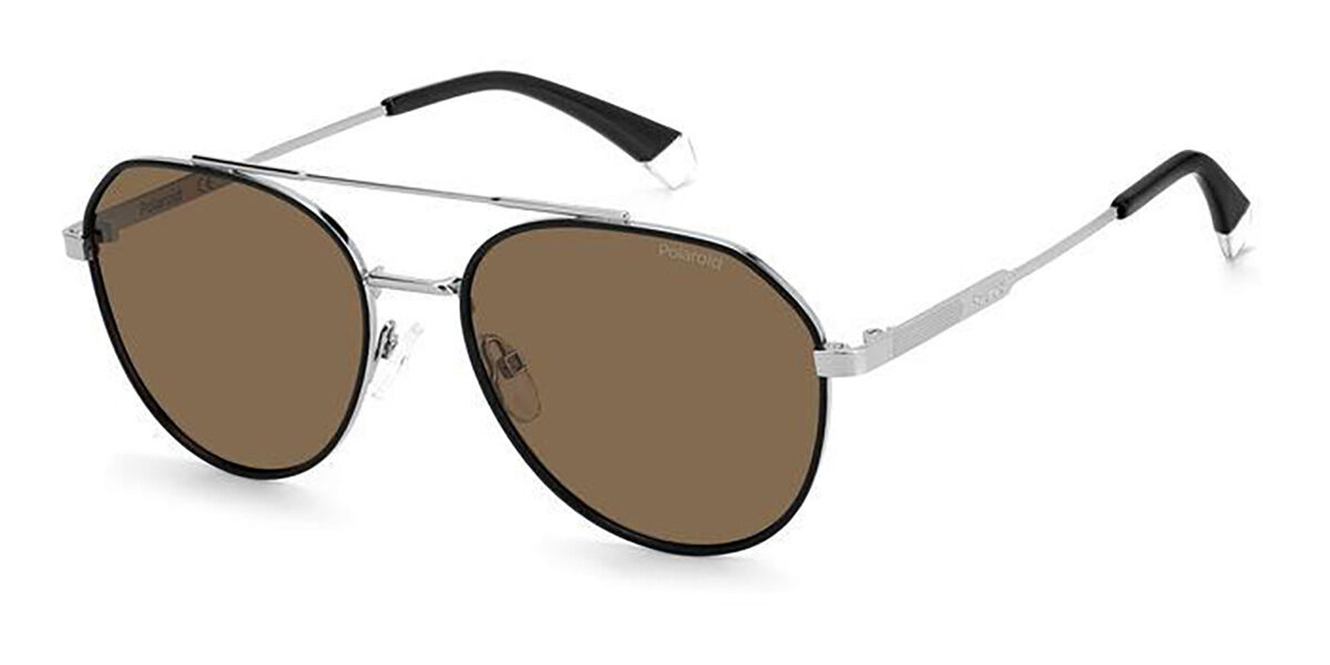 Polaroid PLD 4119/S/X 85K/SP, Black frame, Brown lenses