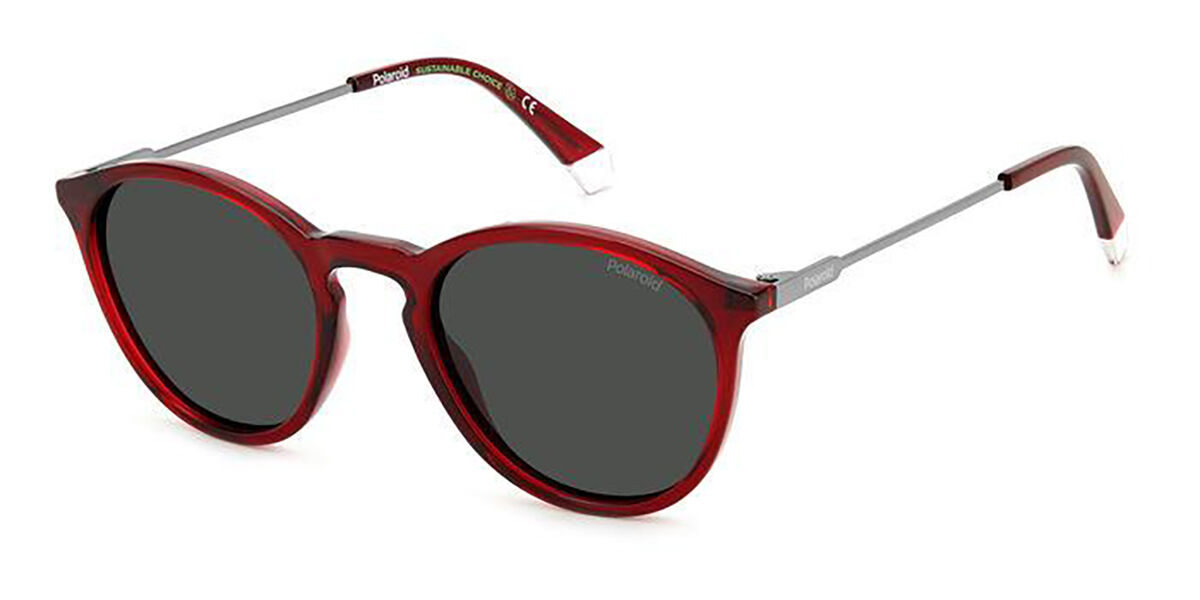 Polaroid PLD 4129/S/X C9A/M9, Red frame, Grey lenses